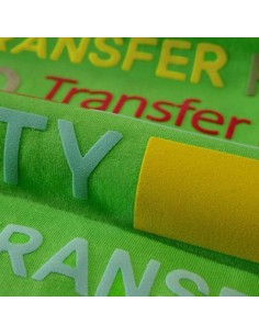 Vinil textil de corte Flock...