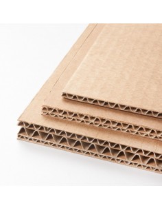 Cartón ondulado de capas